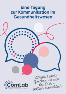 Flyer Arbeitstagung «Kommunikation im Gesundheitswesen – (K)eine Kunst?»