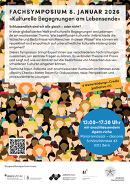 Fachsymposium: Kulturelle Begegnungen am Lebensende