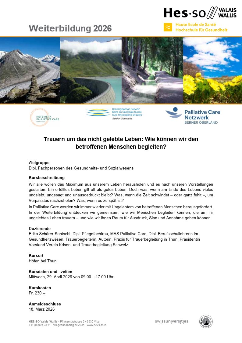 Trauern um das nicht gelebte Leben